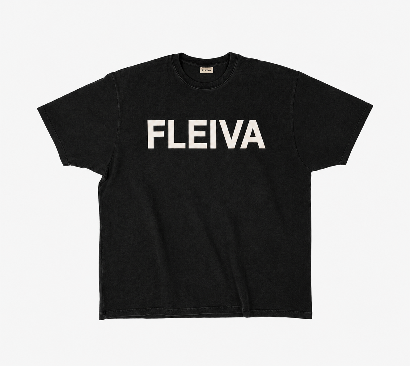 FLEIVA T-Shirt Black